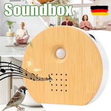 Soundbox Vogelgezwitscher Naturgeräusche Vogelgesang Box mit Bewegungsmelder DHL
