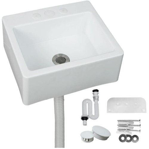 Waschbecken kunststoff 34x29cm - waschbecken,