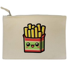 Canvas-Clutch / Zubehörkoffer "Süße Kawaii Pommes Frites" (CL00039600)