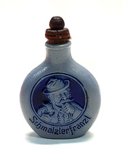 BR1) Schmalzerfranzl vom Gebr.Bernard Aechtbayrischer Alte Schnupftabak Flasche