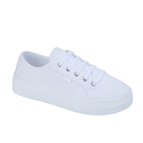 Damen canvas schnürung - canvas,