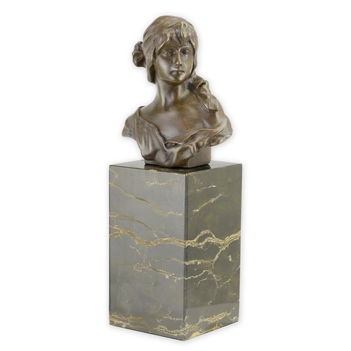 Bronzefigur frauenbüste - bronzefigur,