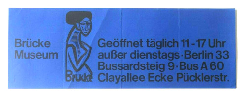 Poster plakat die - die, brücke