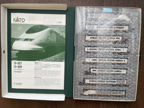 Kato 327 eurostar wagons - eurostar, 8-wagons