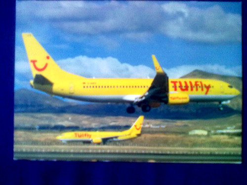Ansichtskarte tuifly flugzeug - tuifly,