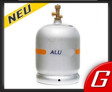  2 kg Alu Gasflasche Aluminium Propangasflasche ALUMINI