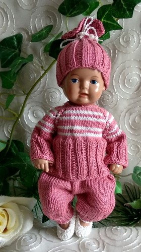 Puppenkleidung set rosa - set,