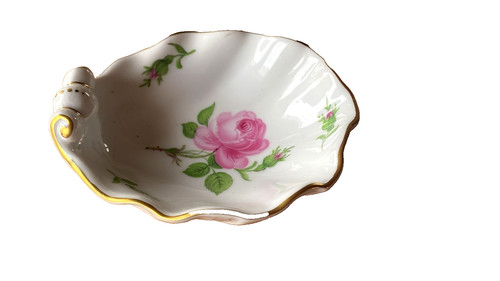 Meissen muschelschälchen rote - muschelschälchen,