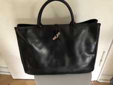 Longchamp Handtasche Tasche Handtasche Leder Model Roseau Vintage sehr gross