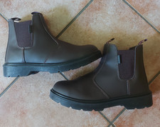 Stallschuhe Chelsea Boots Reitschuhe Hofschuhe 43 neuwertig Leder braun Kappe