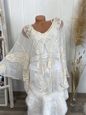Strand Bluse Poncho Tunika