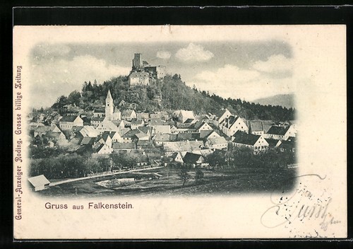 Falkenstein ansichtskarte - falkenstein,,