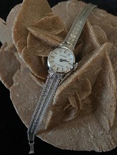 Armbanduhr/Schmuckuhr Weissgold 585 Vintage Anker Diamanten