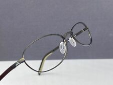 Adidas Brille Damen Grün Grau Oval Metall A 869  Vollrand NP:142€