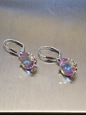 Ohrhänger Silber mit Mondlicht-Topas