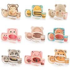 Geschirr für Kinder Kindergeschirrset - Kunststoff Kindergeschirr Set 5-teilig