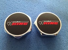 ORIGINAL Heyking King Nabendeckel Nabenkappe Felgendeckel Chrom 2 x Stück 