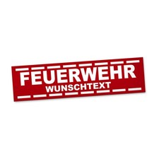 Feuerwehr Wunschtext Magnetschild Auto Feuerwehrzubehör Magnetfolie Geschenkidee