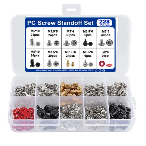 228pcs schraubenabstands - 228pcs, pc
