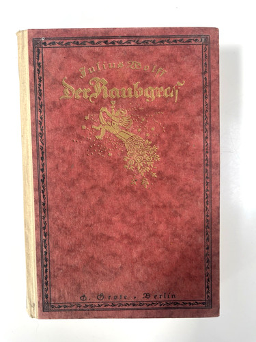Julius wolff der raubgraf - raubgraf, the
