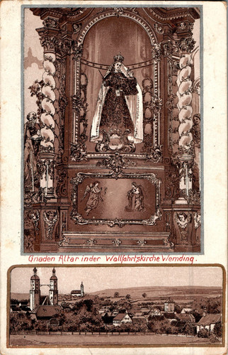 Litho gruss aus - wemding, kreis