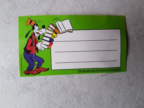 Kinderschokolade goofy - kinderschokolade, "goofy"