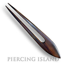 Exclusive Haarnadel Haargabel Holz Maori Design Wood Hairpin HN027