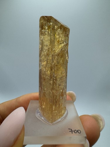 Imperial topaz crystal - imperial,