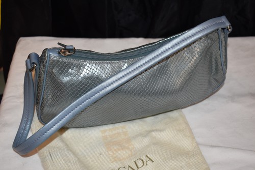 Escada handtasche tasche blau - escada,