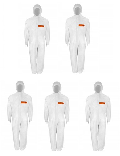 Chemikalien schutzanzug - 5x,