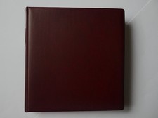 rotes Lindner Album mit Marken