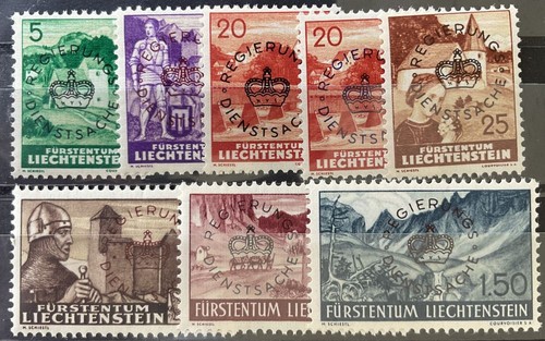 Liechtenstein dienst 1937 - liechtenstein,