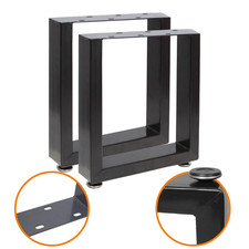 2x Tischgestell Tischkufen