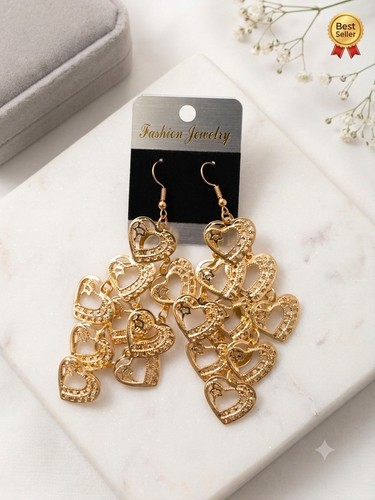 Damen ohrringe gold hängend - damen,