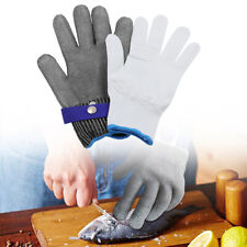 1X Edelstahl Stechschutzhandschuhe Kettenhandschuh Sicherheits-Handschuh Metzger