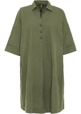 Hemdblusenkleid mit Kragen Gr