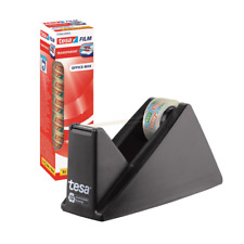 Tesa Tischabroller Abroller + 9 Rollen Klebefilm Tesafilm 19mm x 10m, Tesa 59327