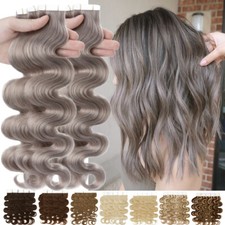 Invisible Tape Extensions 100% Remy Echthaar Tape In Remi Haarverlangerung Skin
