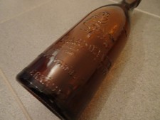 uralte Glasflasche Bierflasche