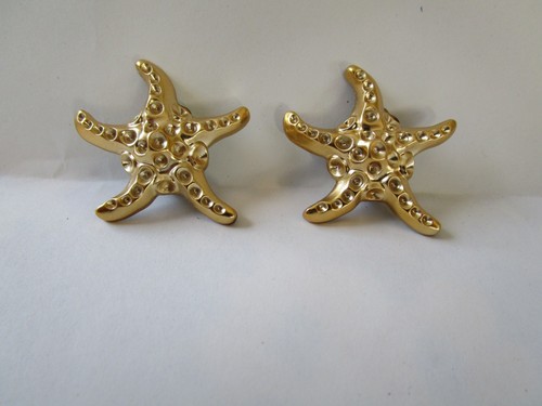 Grosse ohrclips gold matt - ohrclips,