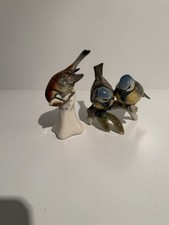 2 Porzellan Vögel Figur