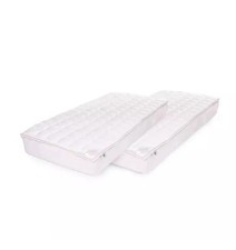 GOLDWOLKE 2 Unterbetten Mikrofaser NUVOLAFILL Körperzonensteppung, 140 x 200 cm