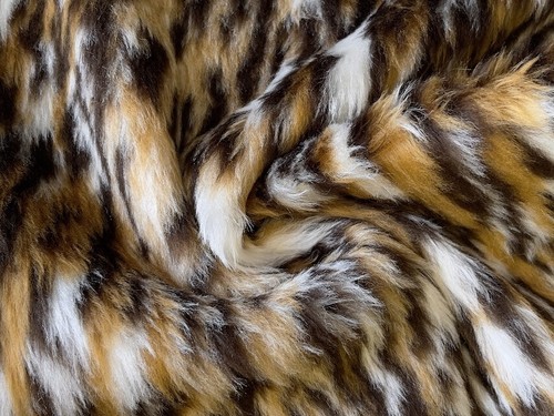 Kunstfell stoff tiermotiv - stoff,