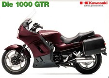 Kawasaki GTR 1000  Prospekt  Brochure  2 Seiten   10  - 1994