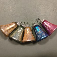 Alter Christbaumschmuck Glocken Glas West Germany