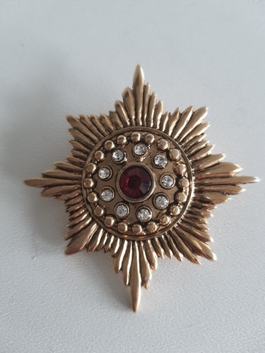 Vintage brosche gardestern mit - vintage,