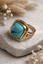 Goldring 585 mit Türkis-5,66
