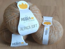100g Regia Premium Alpaka Soft Sockenwolle-Farbe - meliert toffee