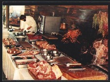 Oberstdorf, Berggasthof Schönblick-Fleischtheke, Ansichtskarte 
