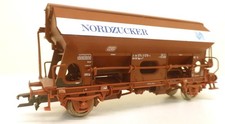 Roco H0 DB-Drehschieber-Seitenentladewagen "NORDZUCKER" braun, KK   W52
